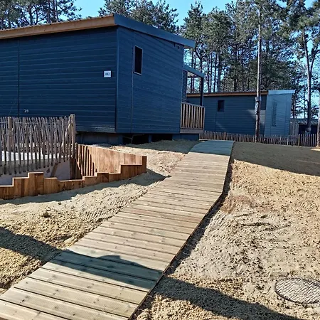 Chalet Elegant A : Plage, Terrasse, Piscine Chauffee, 4 Couchages - Fr-1-361-534 Jullouville-les-Pins