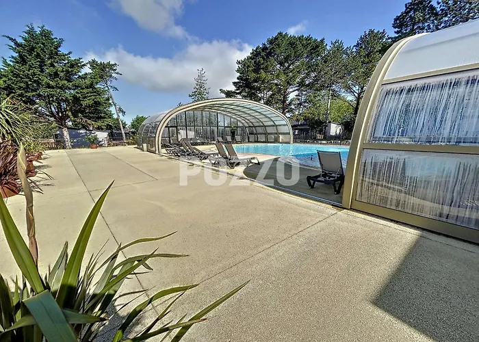 Jullouville: 4 Pers, Proche Plage, Piscine Chauffee - Fr-1-361-534 Chalé *